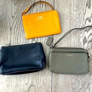 Coach wristlets bundle